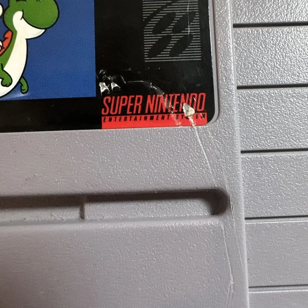 Super Mario World - Cartridge Only (Super Nintendo SNES) Authentic & Tested